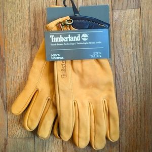 NWT Timberland Goat Leather Gloves, Men’s Large